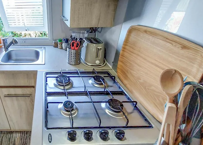 Gorgeous Stacaravan Saint-Julien-en-Born